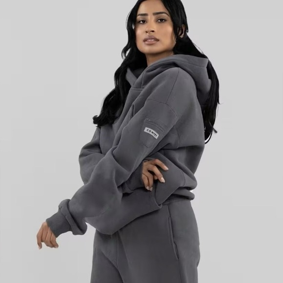 Comfrt Tops - Comfrt Travel Essentials Steel Gray Hoodie